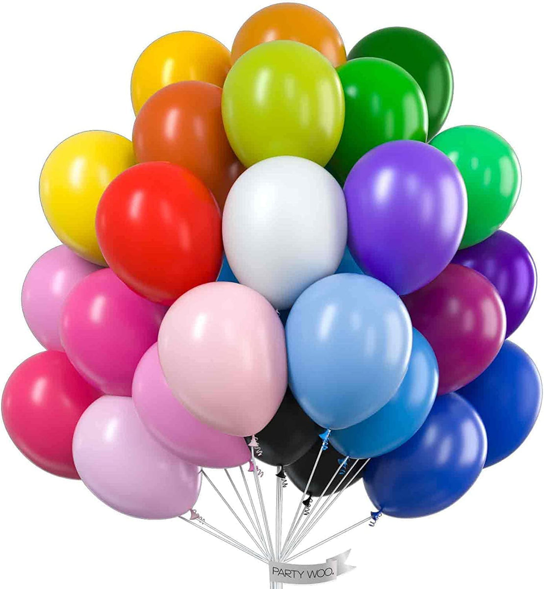 Balonu vītne PartyWoo, 102 gab., rozā cena