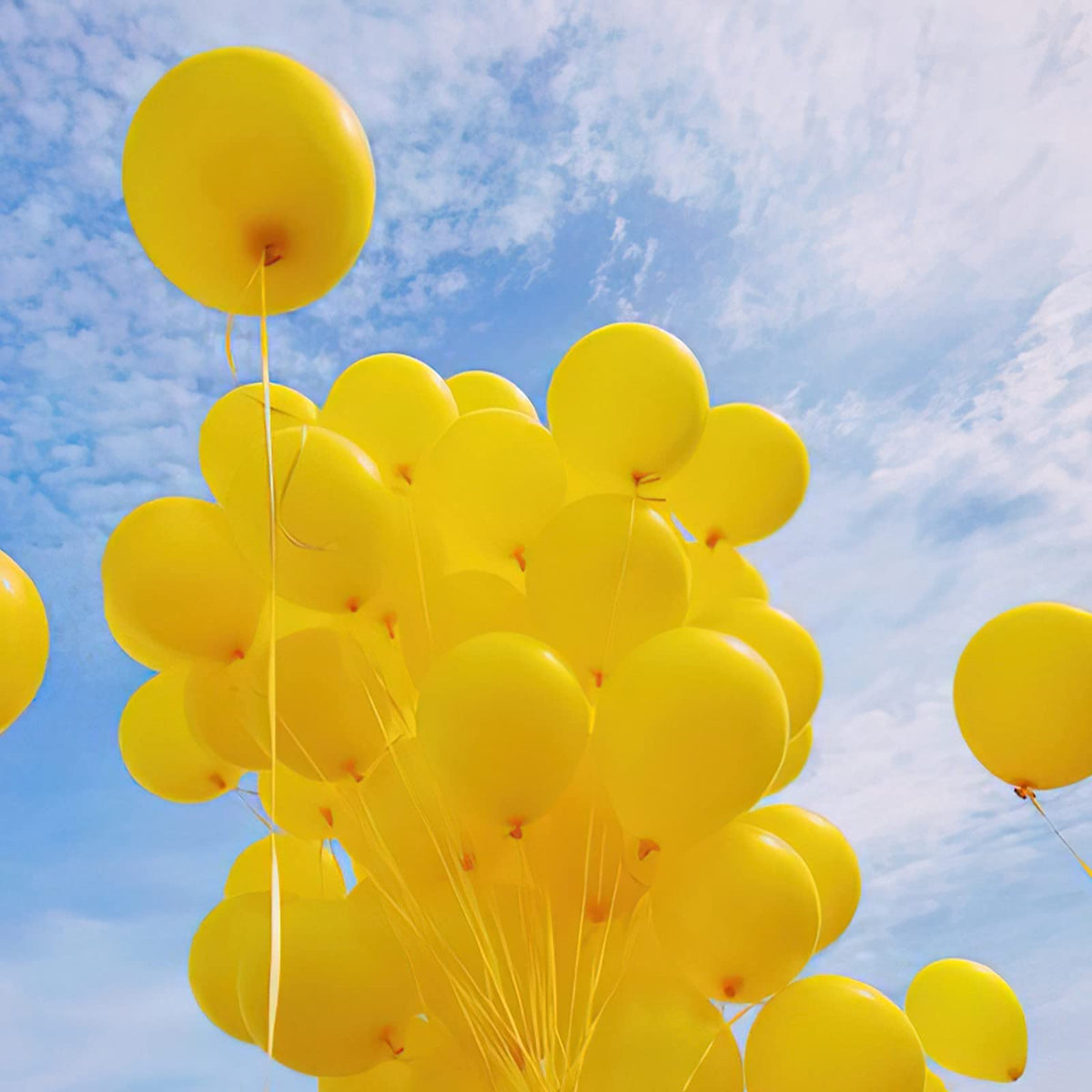 Partywoo Yellow Balloons 120 Pcs 5 Inch Matte Yellow Balloons Yellow