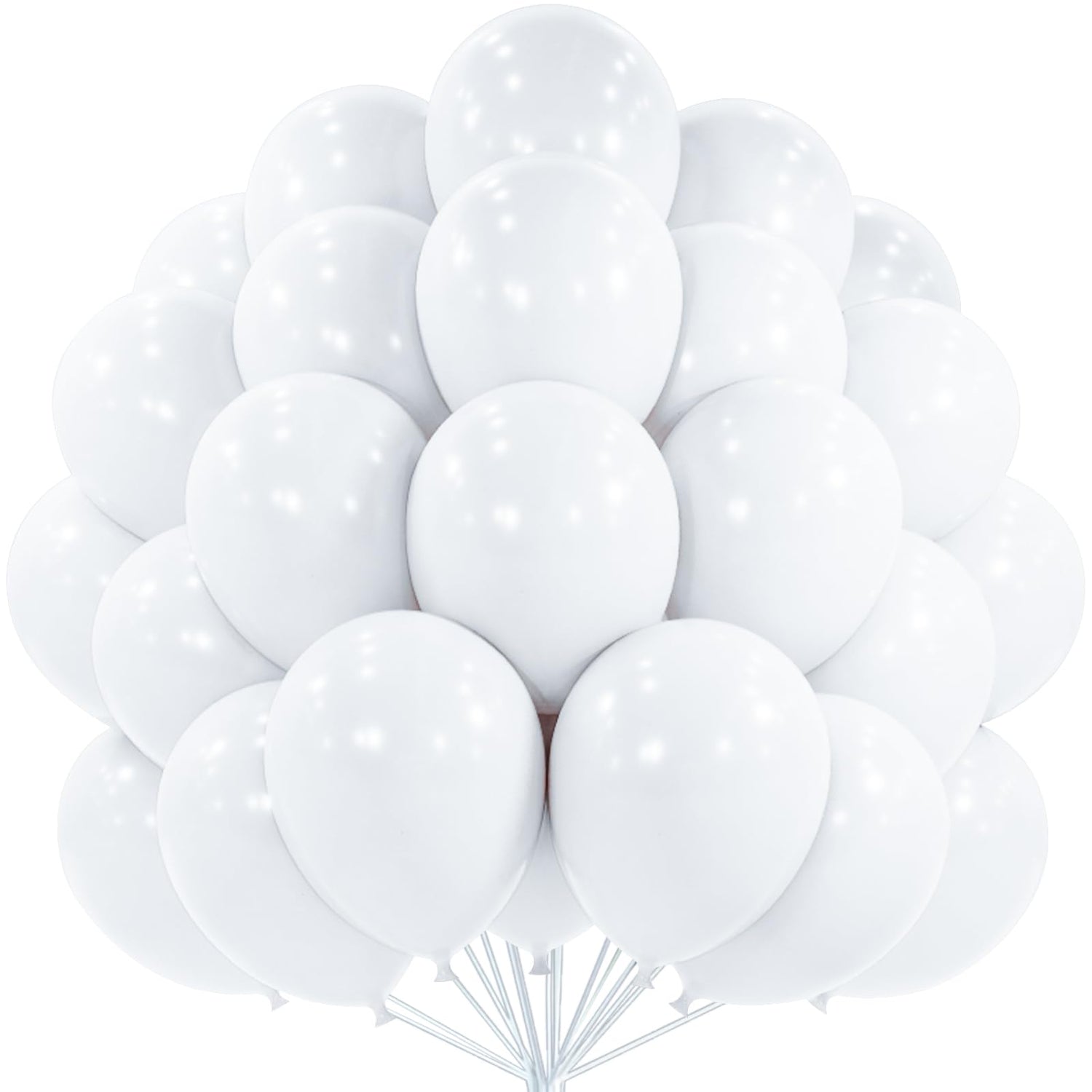 White-Y13 Balloons 101pcs (12 inch)