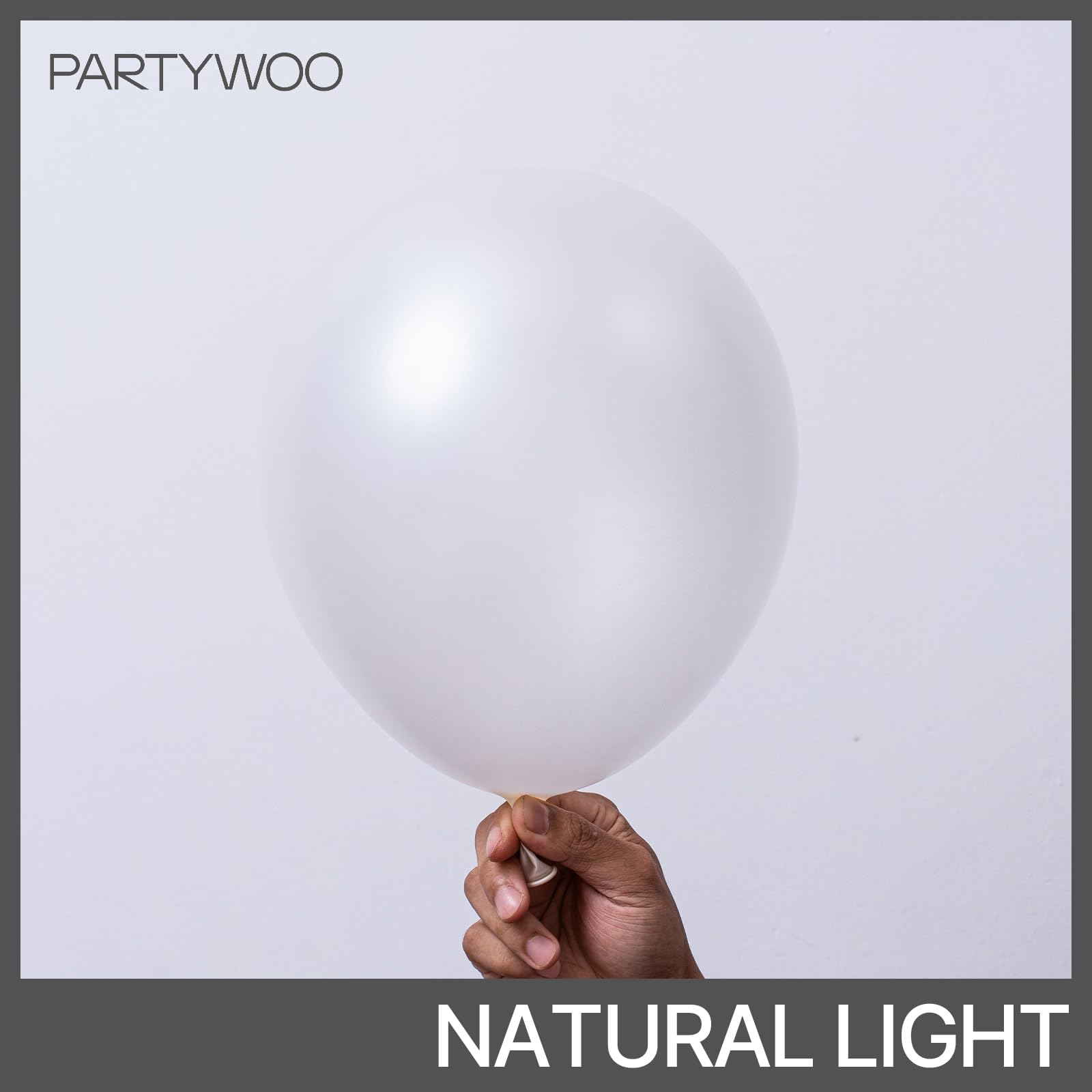 White-Z30 Balloons 50pcs (12 inch) – PartyWoo