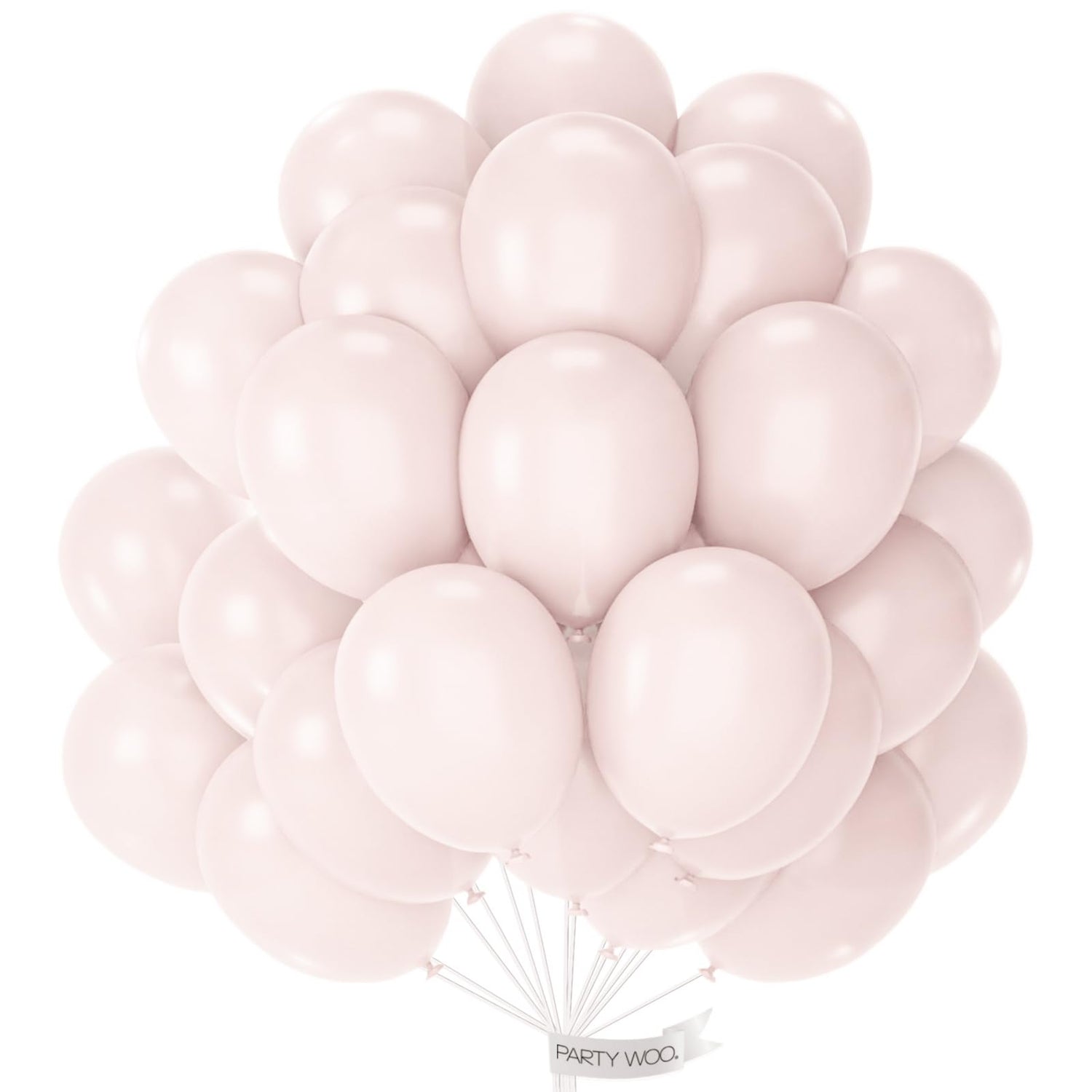 White-F60 Balloons 50pcs (12 inch)