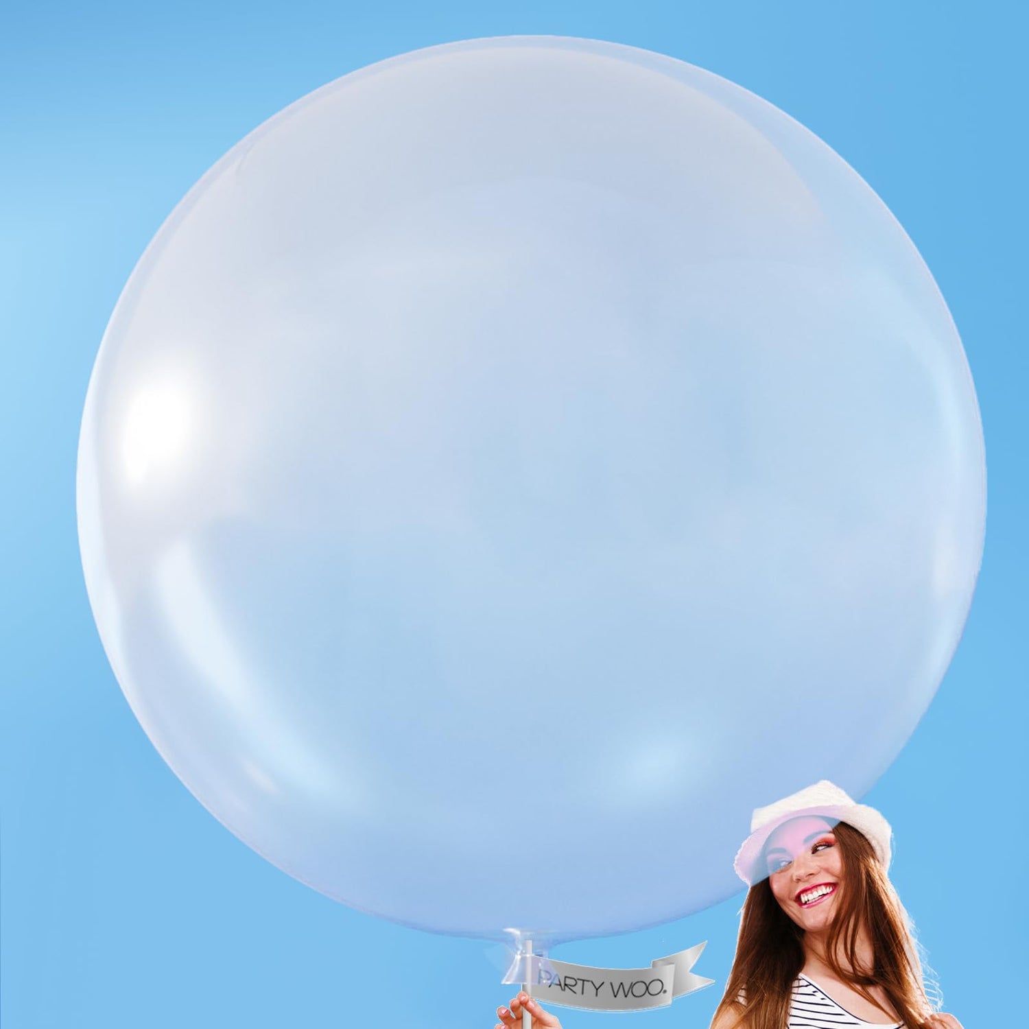 Transparent-Y2 Balloons 4pcs (36 inch)