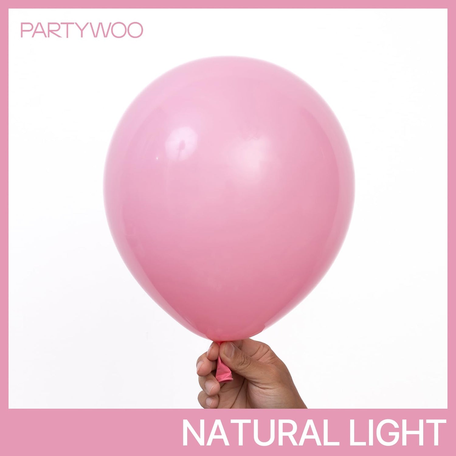 Pink-Q09 Balloons 100pcs (10 inch)