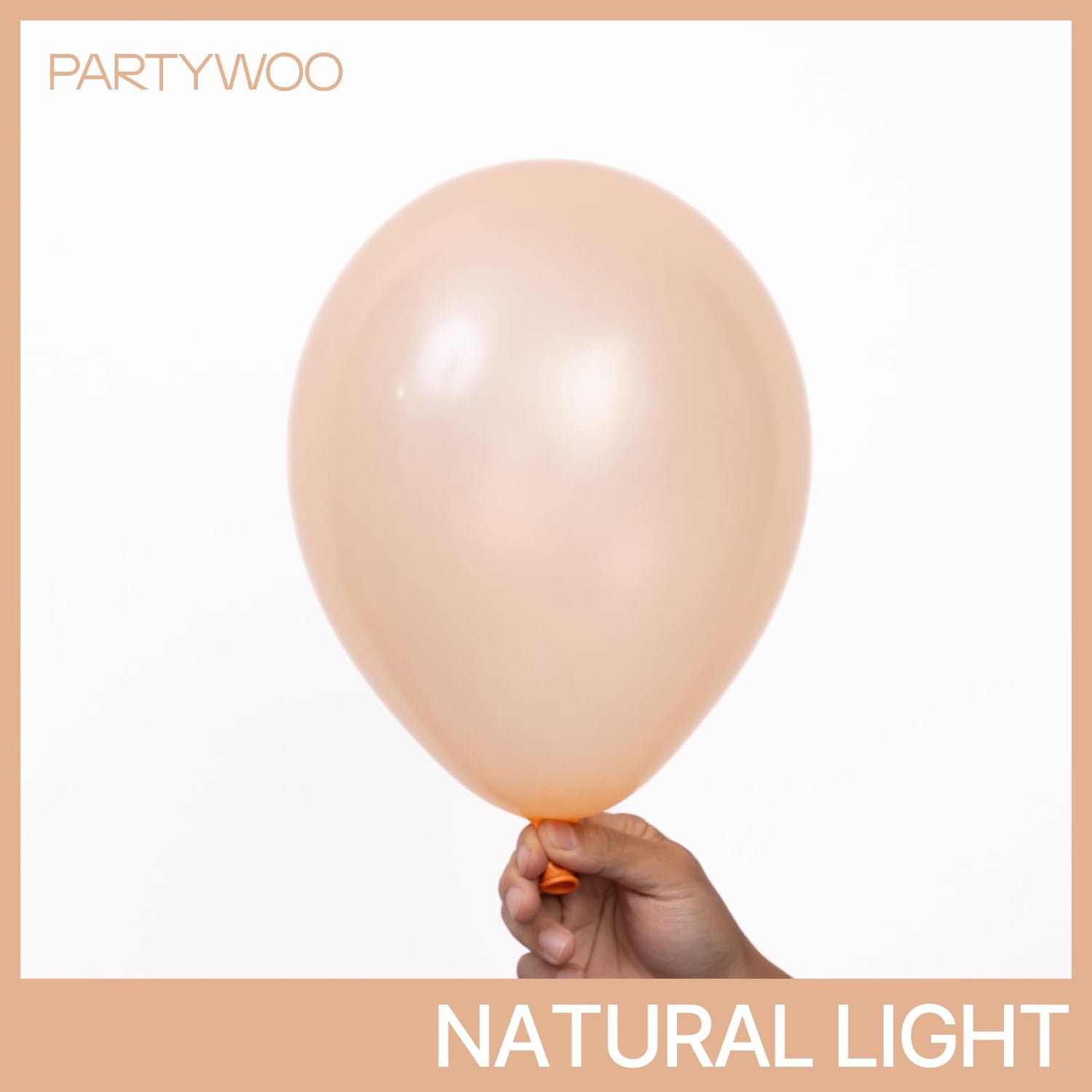 PartyWoo Pearl Peach Balloons 140pcs Different Sizes of 18 12 10 5 Inch Pastel Light Pale Orange Latex Helium Balloon Arch Kit Garland for Bridal Baby Shower Birthday Party Decorations Orange-Z27