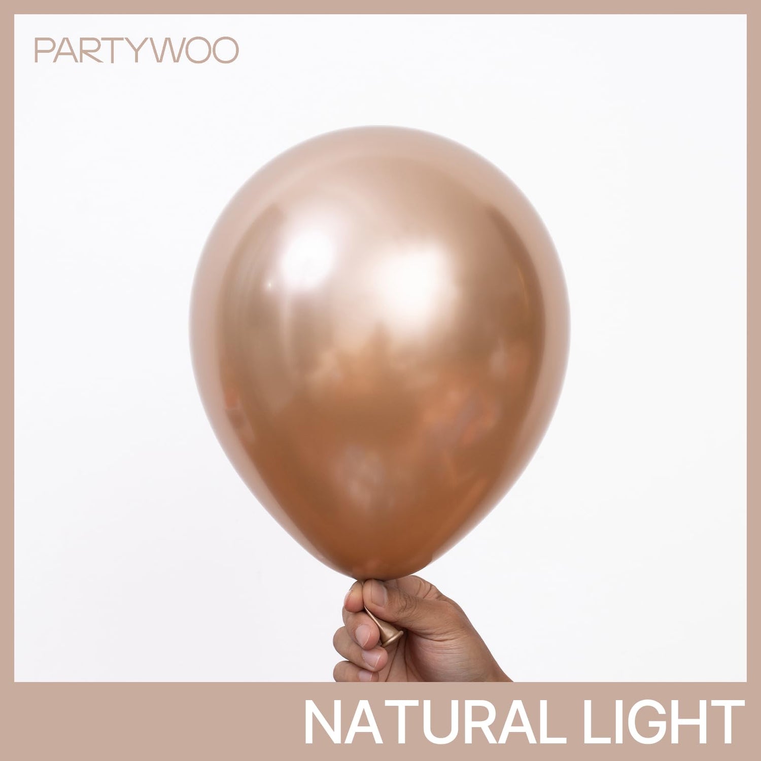 Champagne Gold-G112 Metallic Balloons 50pcs (12 inch)