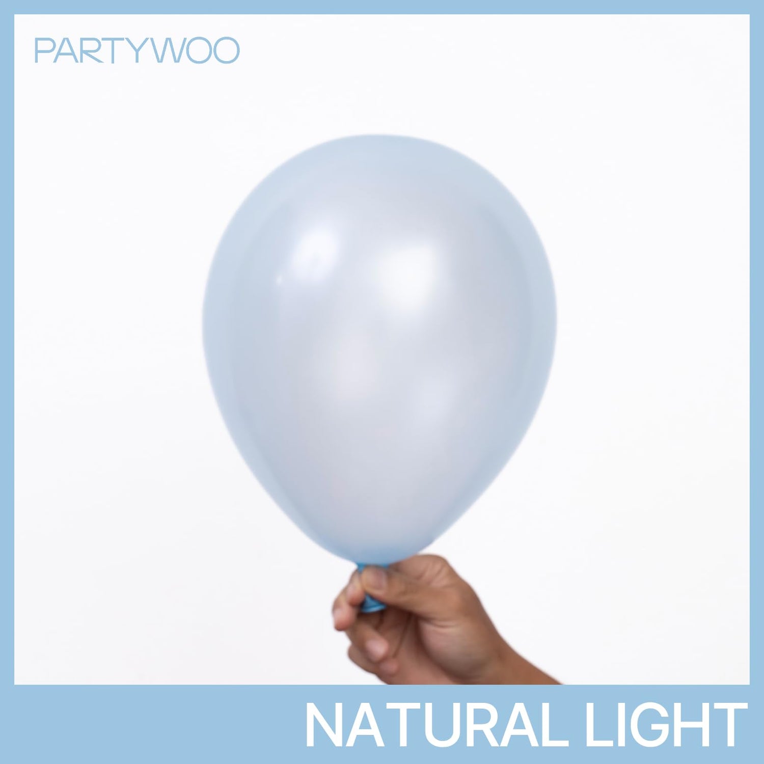 Light Blue-01 Z02 Balloons 50pcs (12 inch)