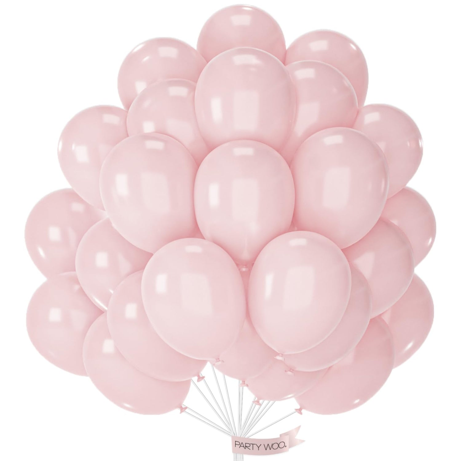 Pink-Q18 Balloons 50pcs (12 inch)