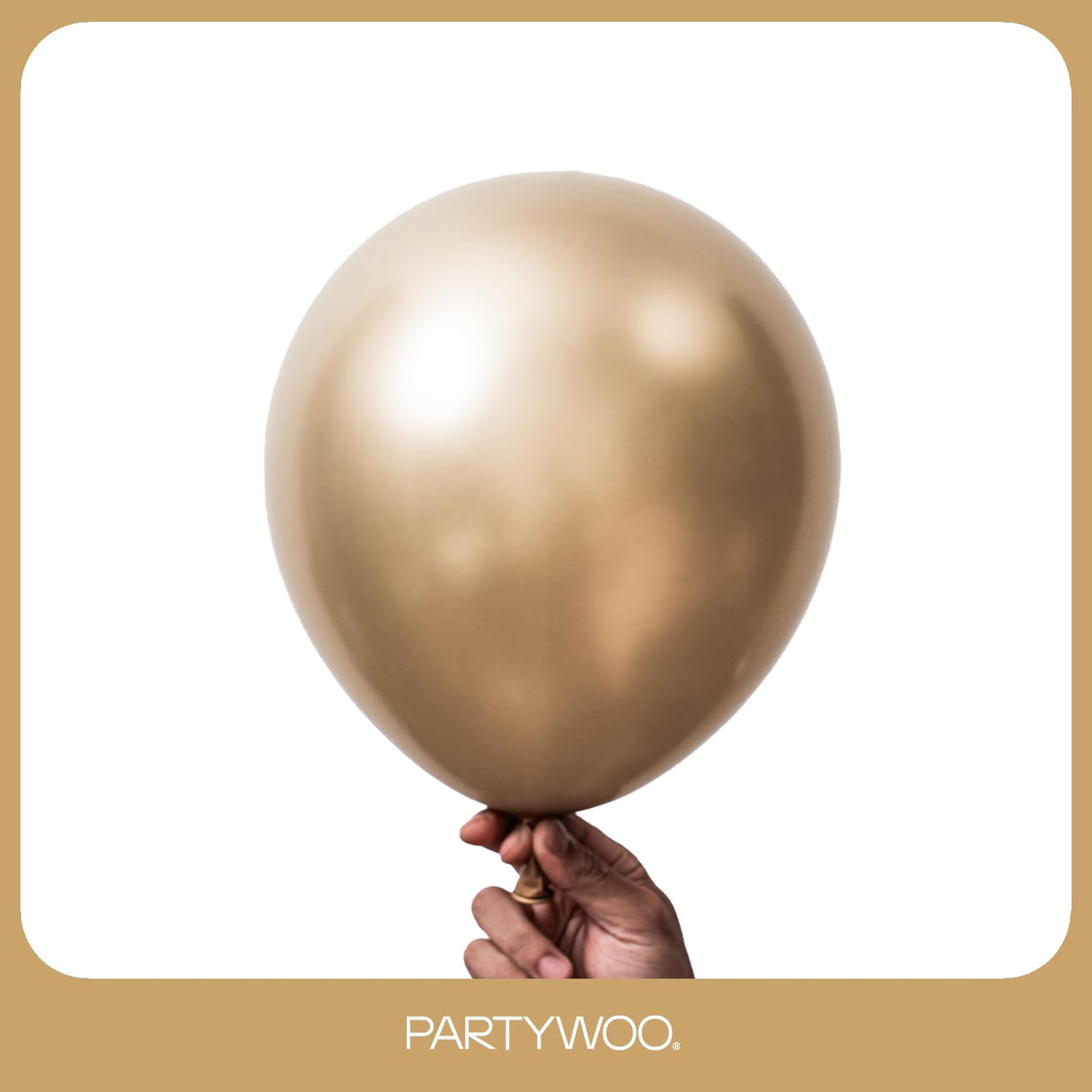 Gold-G127 Metallic Balloons 101pcs (12 inch)