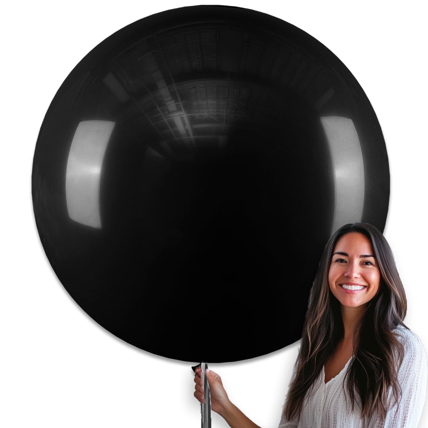 Black-Y18 Balloons 4pcs (36 inch)
