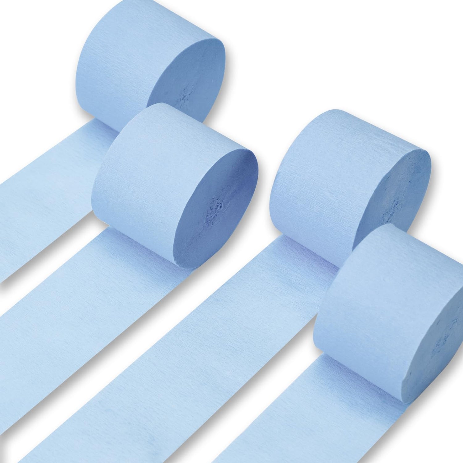 Light Blue Crepe Paper 4pcs
