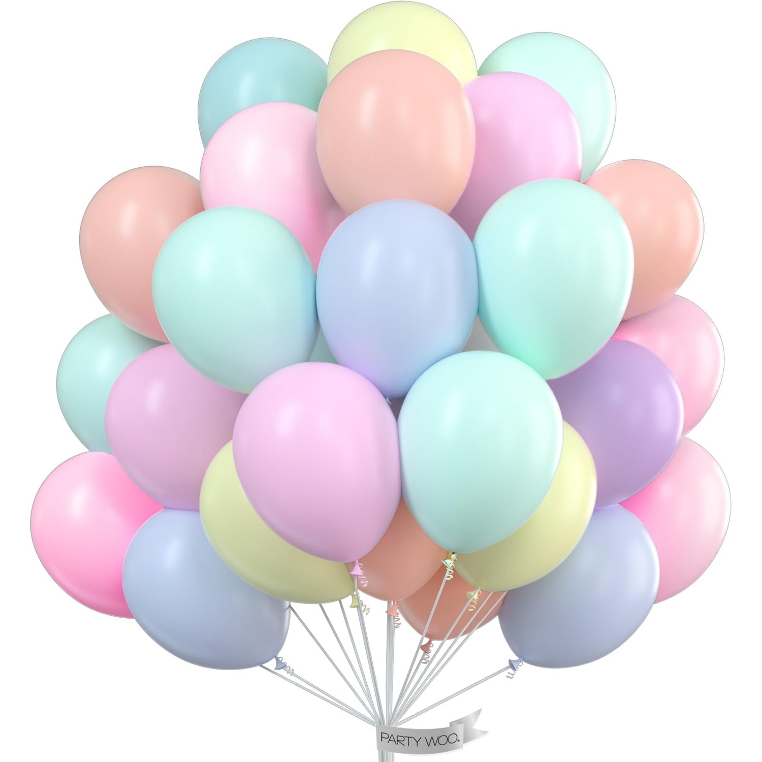 Mixed Color - Macaron Balloons 66pcs