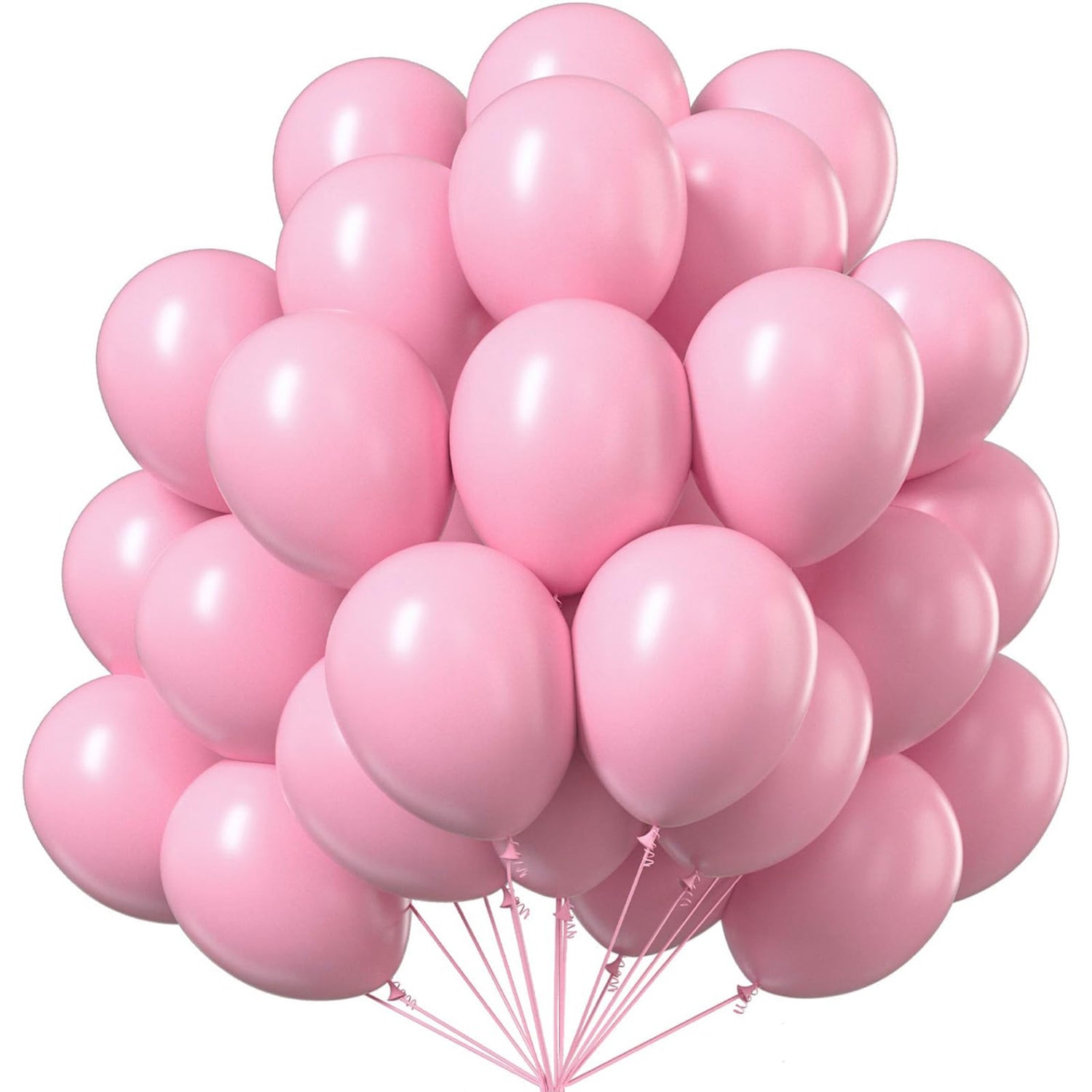 Pink-Q09 Balloons 50pcs (12 inch)