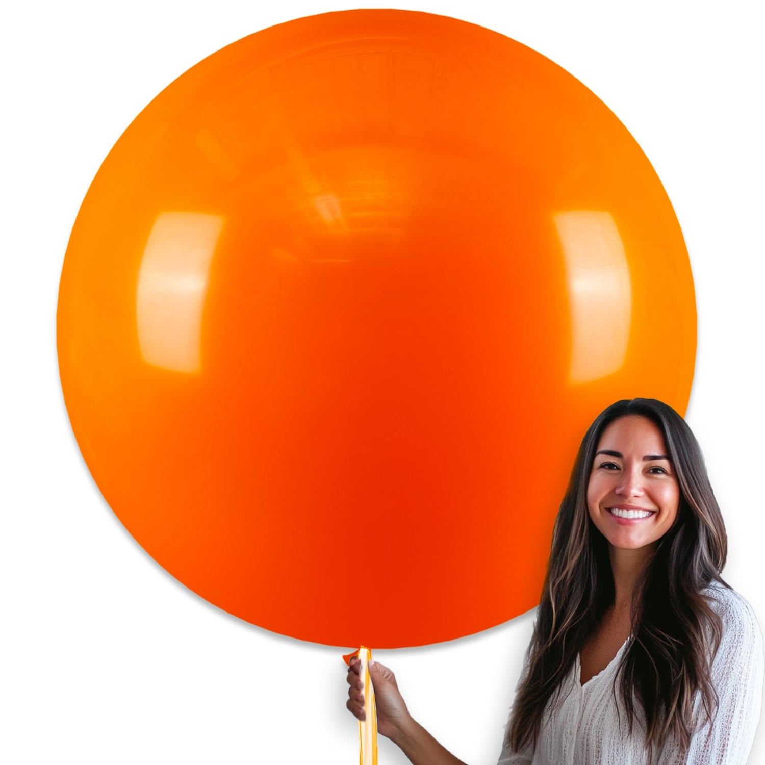 Orange-Y9 Balloons 4pcs (36 inch)