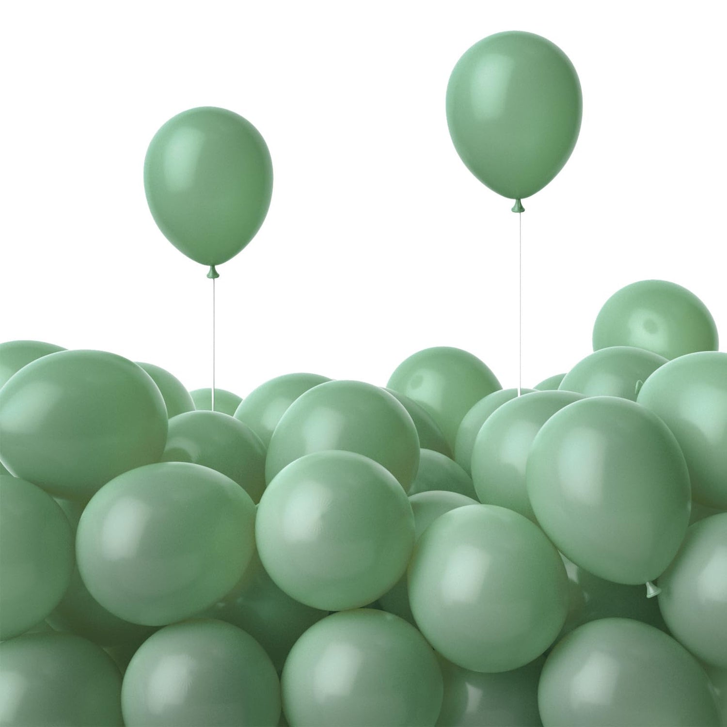 Green-F03 Balloons 50pcs (5 inch)