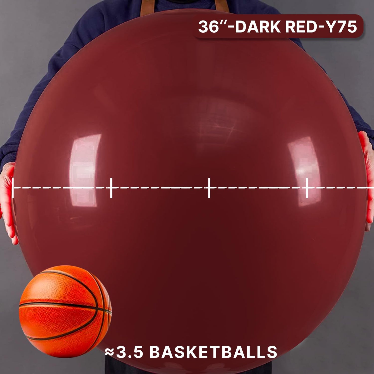 Red-Y75 Balloons 4pcs (36 inch)