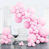 PartyWoo Baby Pink Balloons 100 pcs Different Sizes of 18 12 10 5 Inch Pastel Pale Light Pink Balloons Arch Kit Garland for Baby Shower Gender Reveal Birthday Princess Party Decorations Pink-Q05