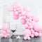PartyWoo Baby Pink Balloons 100 pcs Different Sizes of 18 12 10 5 Inch Pastel Pale Light Pink Balloons Arch Kit Garland for Baby Shower Gender Reveal Birthday Princess Party Decorations Pink-Q05
