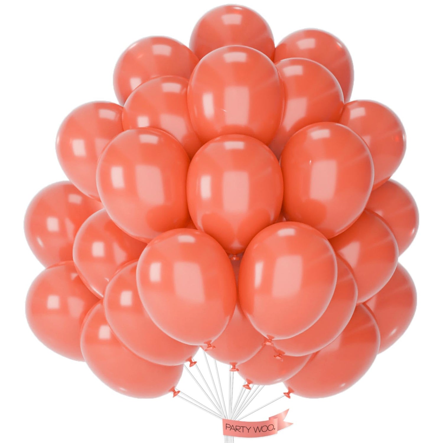 Coral Red-Y22 Balloons 50pcs (12 inch)