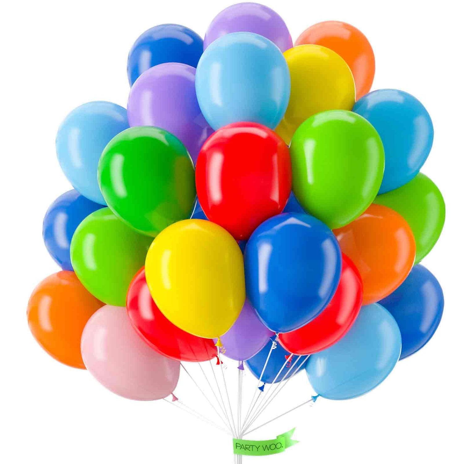 Multicolored Balloons 50pcs (12 inch)