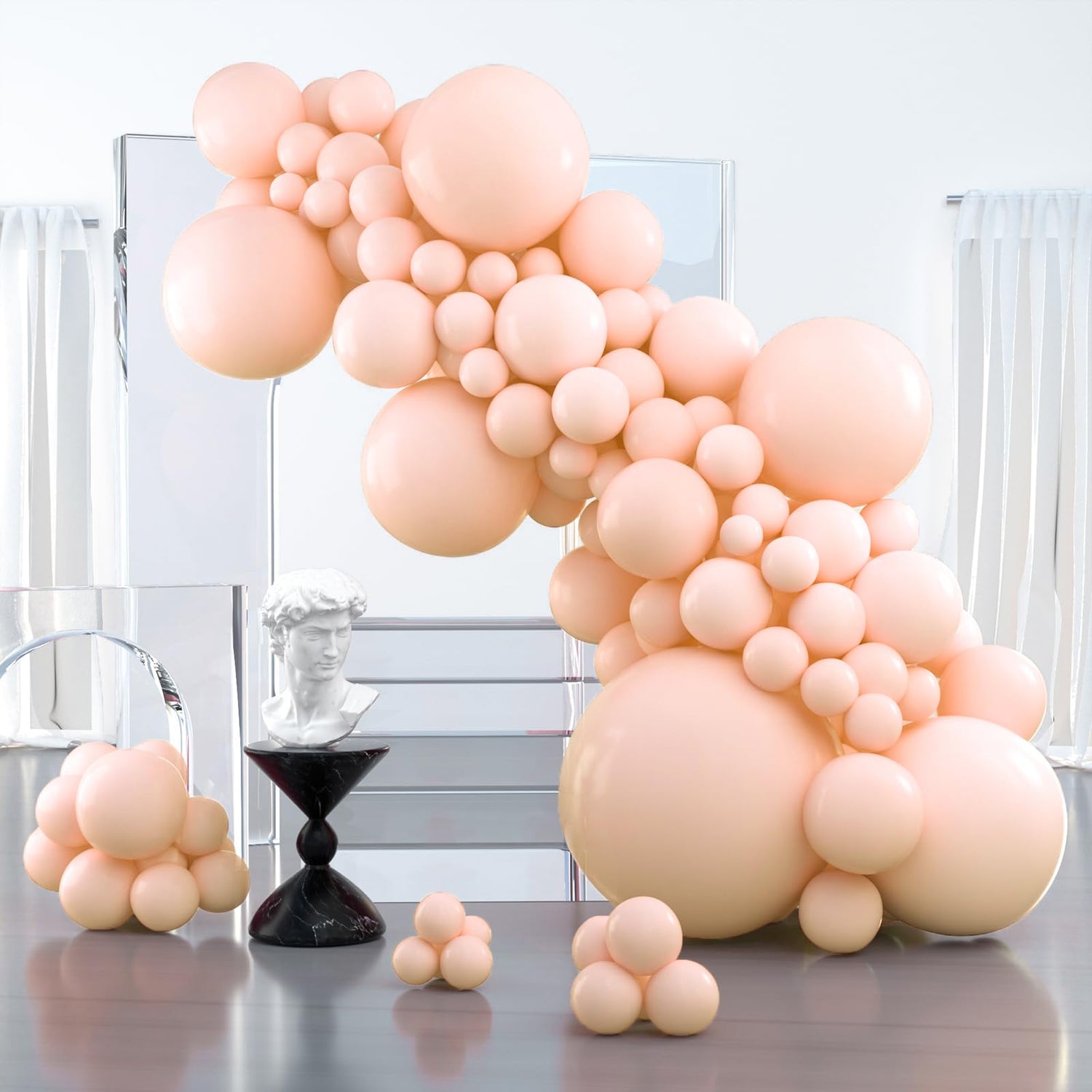 Orange-Q02 Balloons Arch Kit Garland 100pcs (5/10/12/18/36 inch)