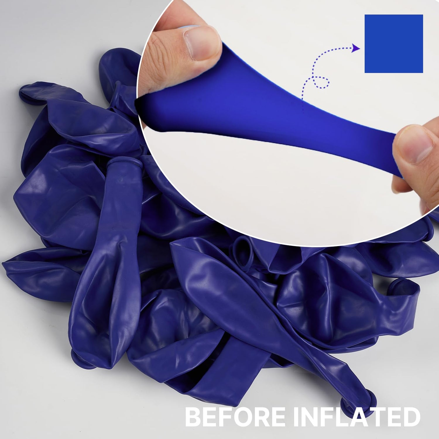 Blue-Y5 Balloons 50pcs (12 inch)