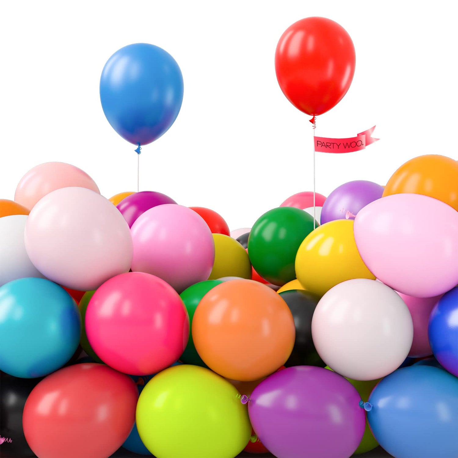 Multicolored Balloons 100pcs (5 inch)