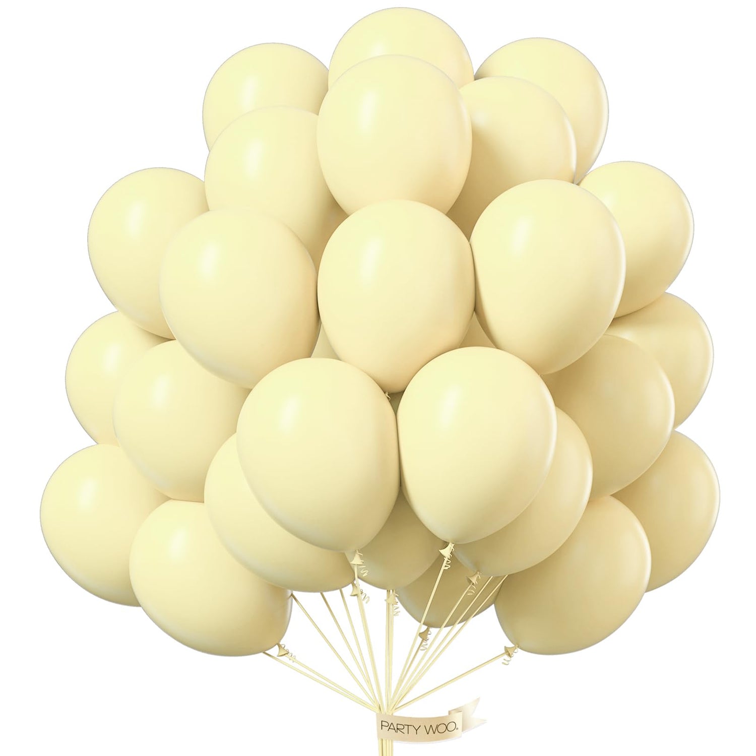 Yellow-Q07 Balloons 100pcs (12 inch)
