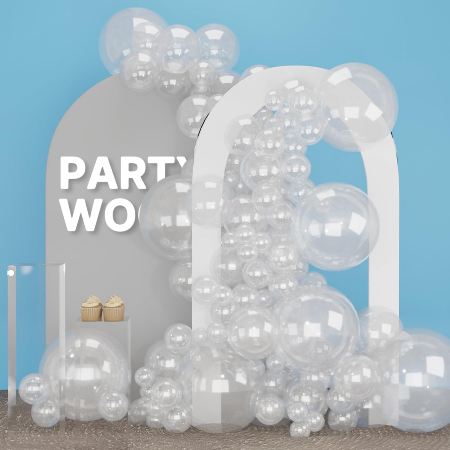 Transparent-Y2 Balloons Arch Kit Garland 100pcs (5/10/12/18 inch)
