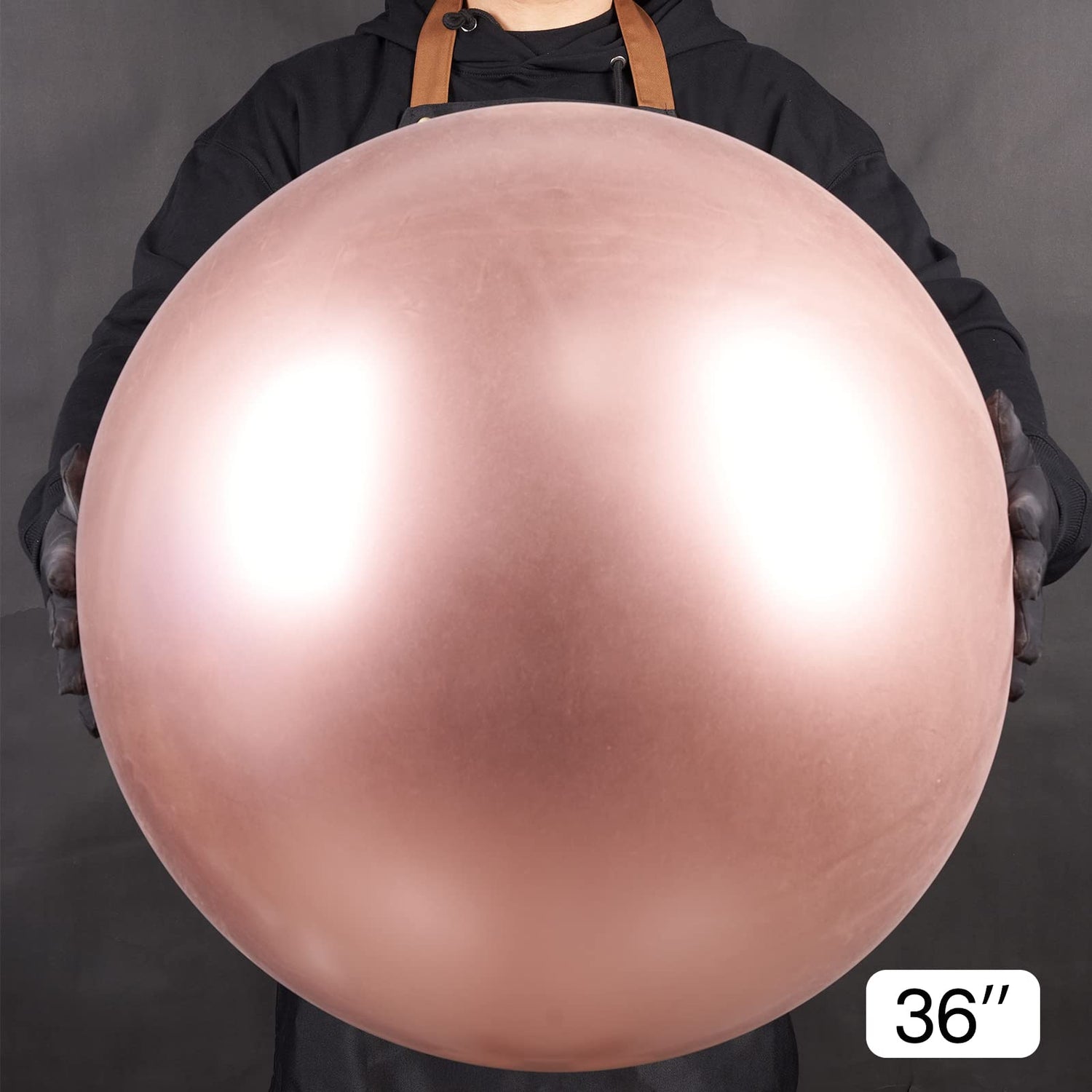 Rose Gold-G107 Metallic Balloons 4pcs (36 inch)