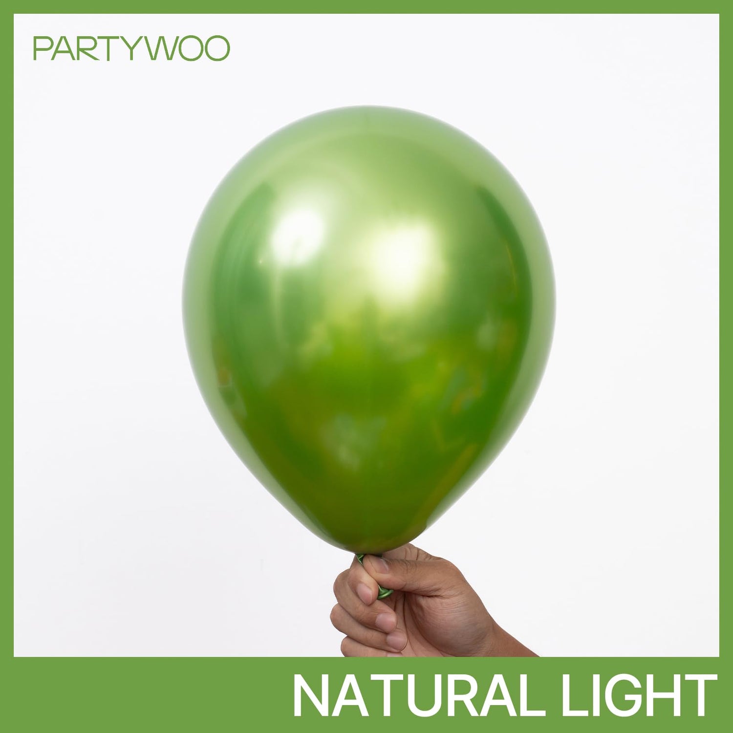 Green-G121 Metallic Balloons 50pcs (12 inch)