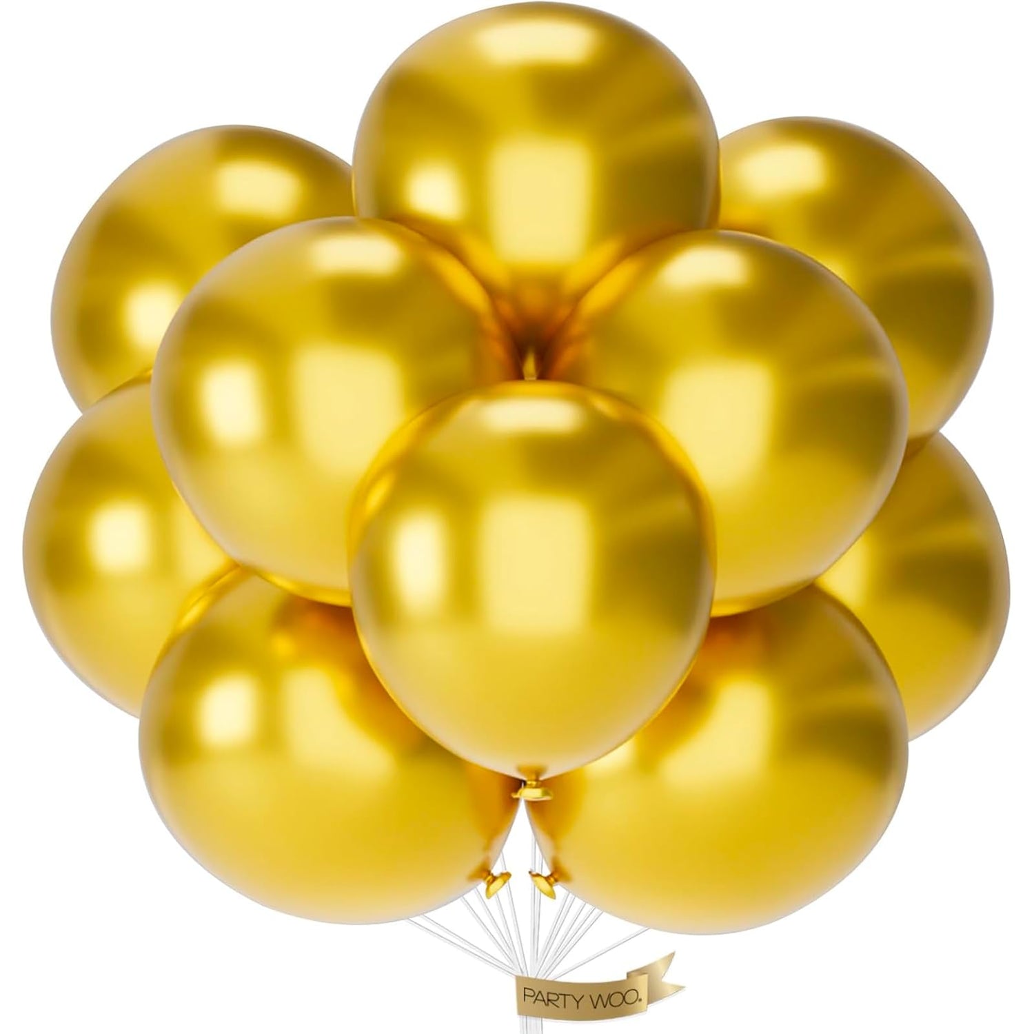 Gold-G101 Metallic Balloons 20pcs (18 inch)