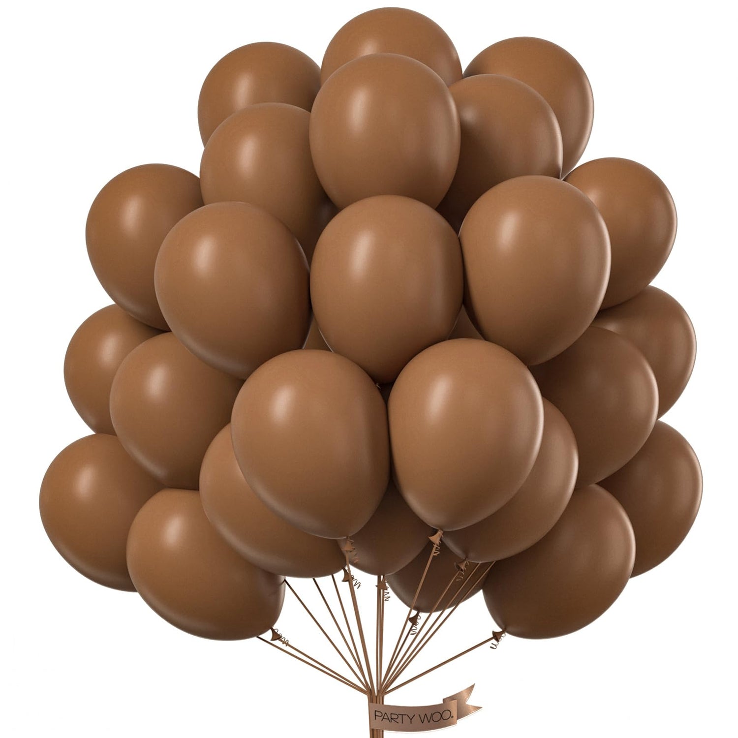 Brown-F09 Balloons 50pcs (12 inch)