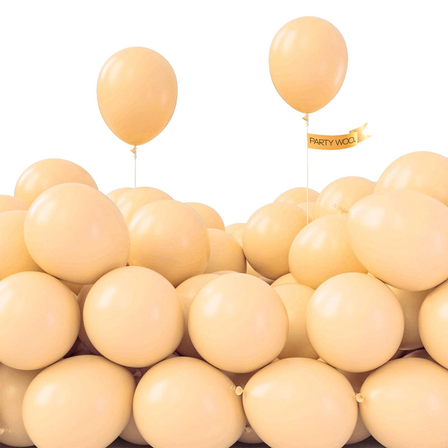 Brown-F05 Balloons 100pcs (5 inch)