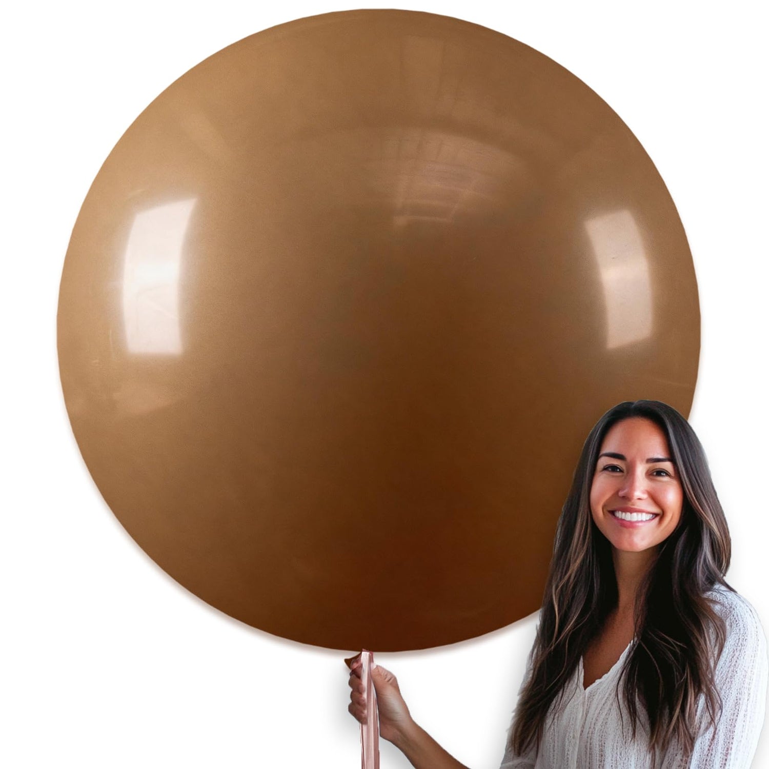 Brown-F09 Balloons 4pcs (36 inch)