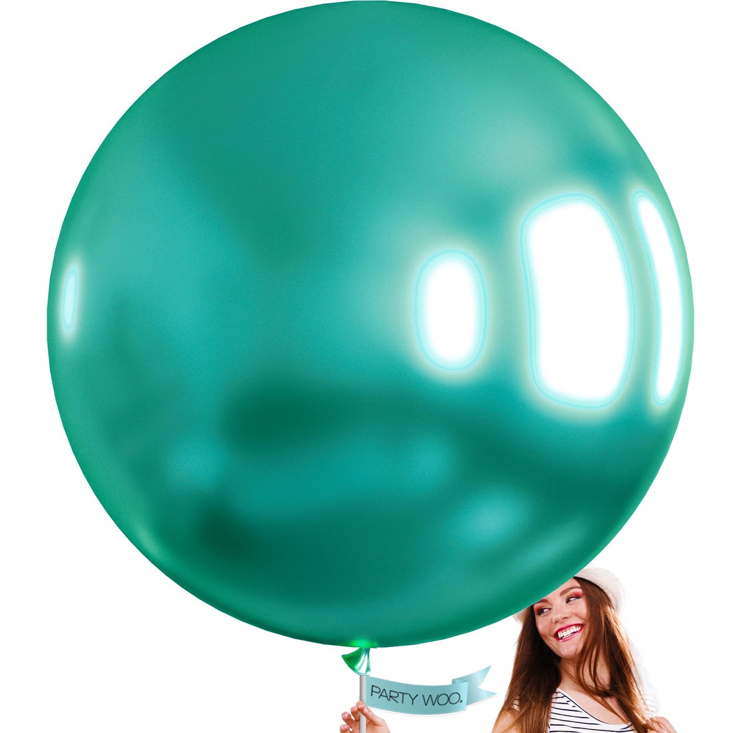 Green-G103 Metallic Balloons 4pcs (36 inch)