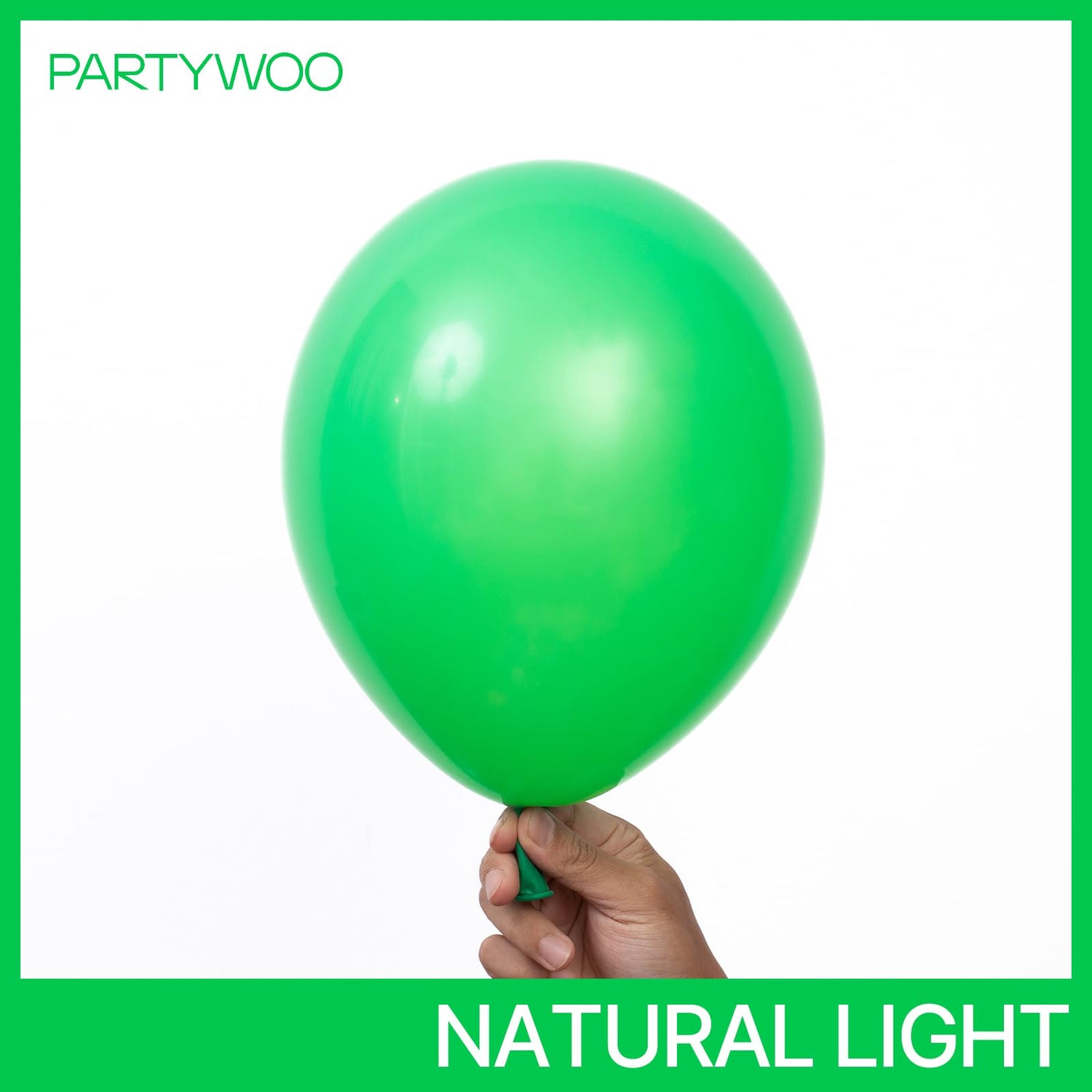 PartyWoo Green Balloons 100 pcs Different Sizes of 36 18 12 10 5 Inch Green Balloon Arch Kit Garland for Birthday Baby Shower Graduation Dinosaur Jungle Golf Football Theme Party Decorations Green-Y24
