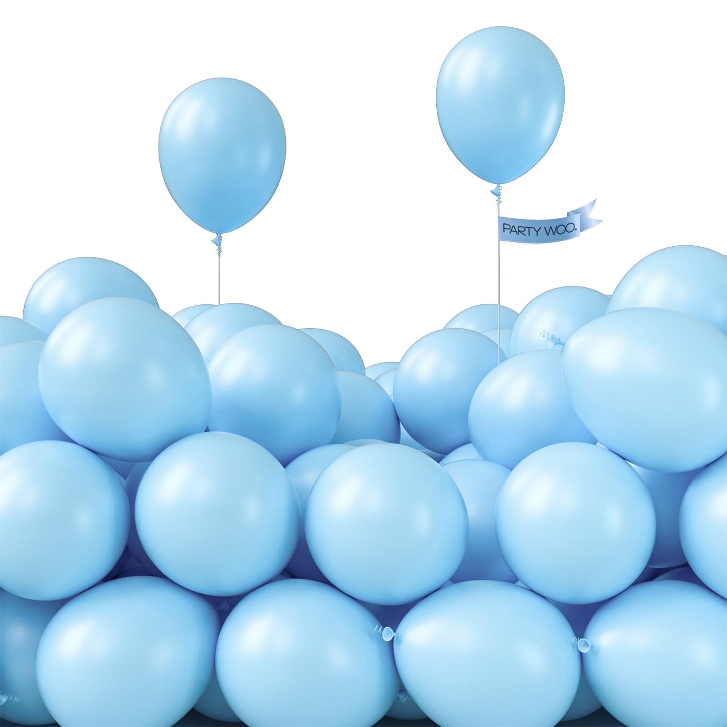 Blue-Y4 Balloons 100pcs (5 inch)