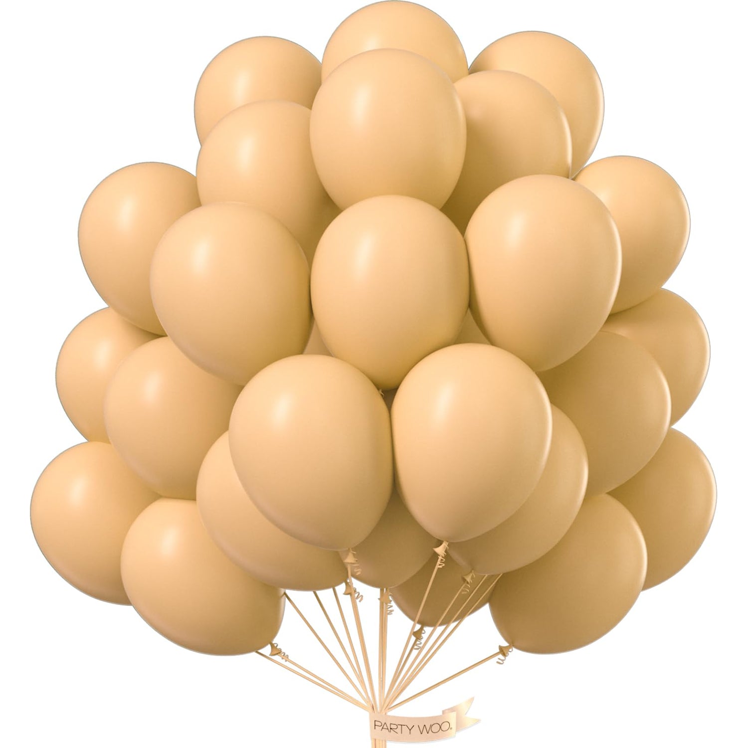 Brown-Y103 Balloons 50pcs (12 inch)