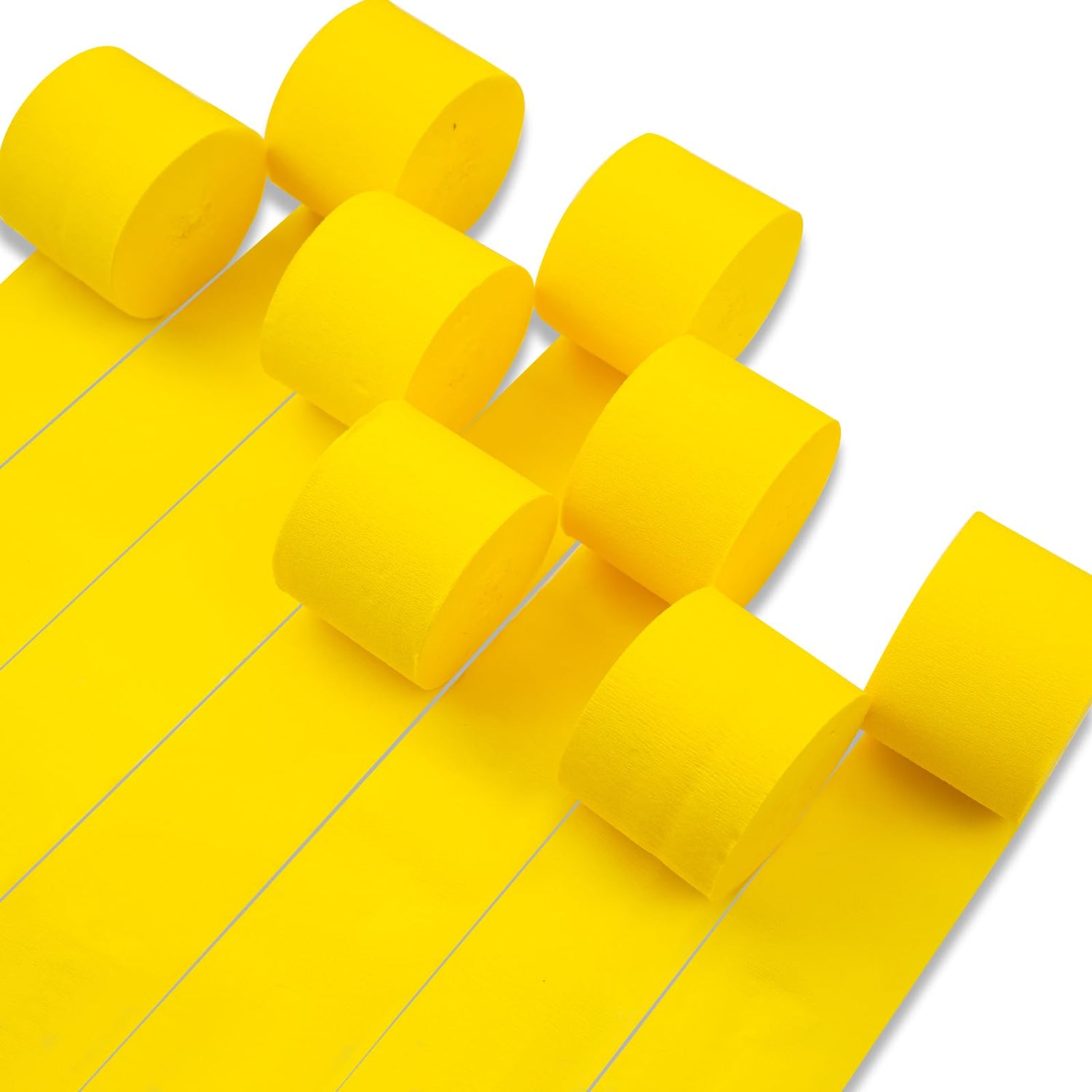Yellow-30 Crepe Paper 8pcs