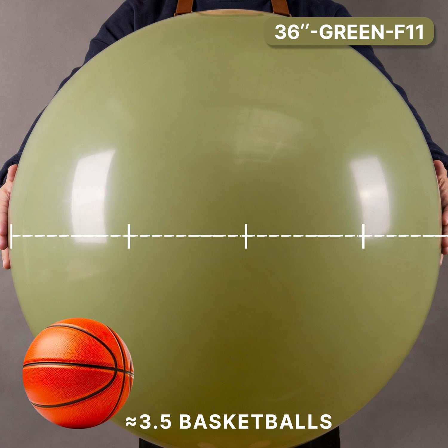 Green-F11 Balloons 4pcs (36 inch)