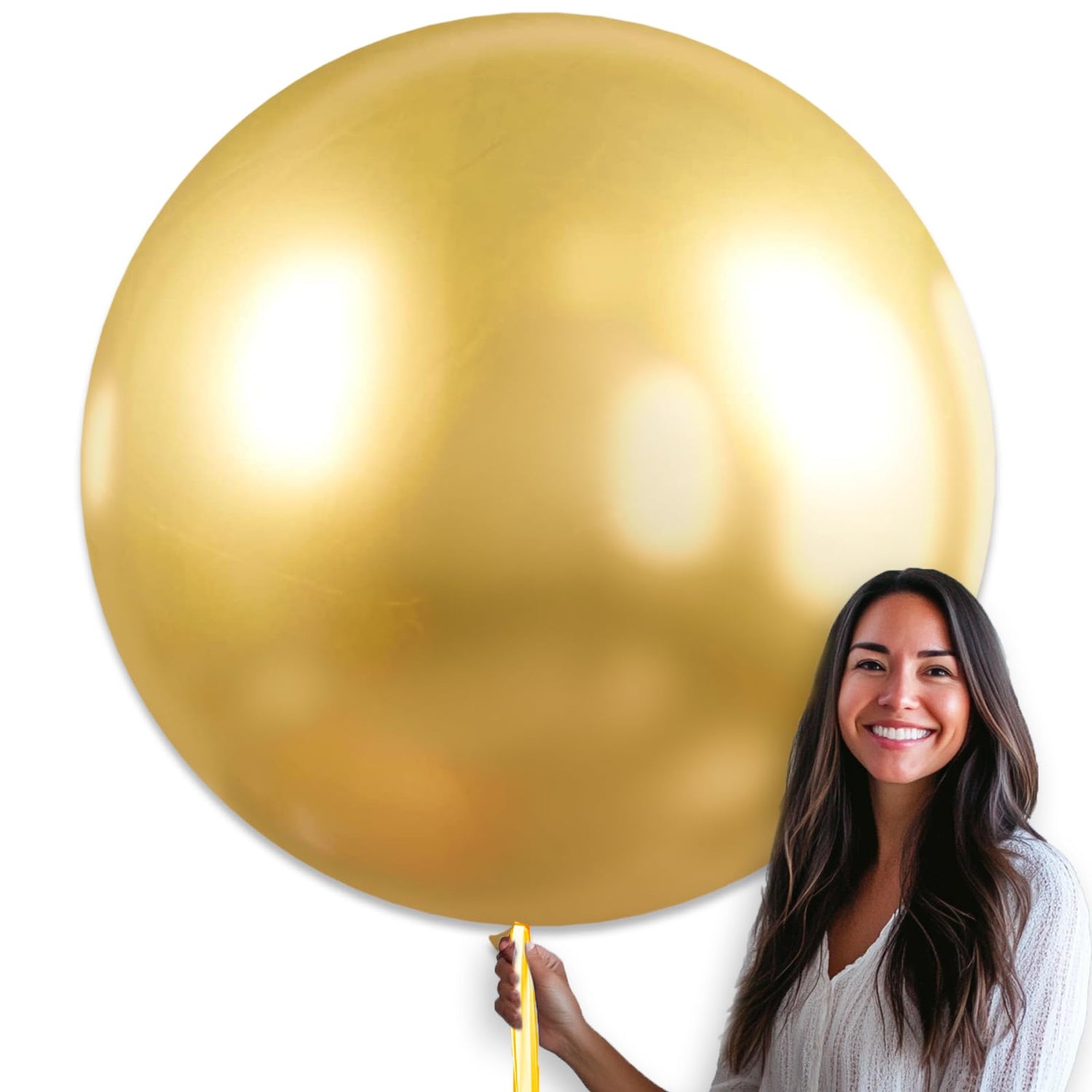 Gold-G101 Metallic Balloons 4pcs (36 inch)