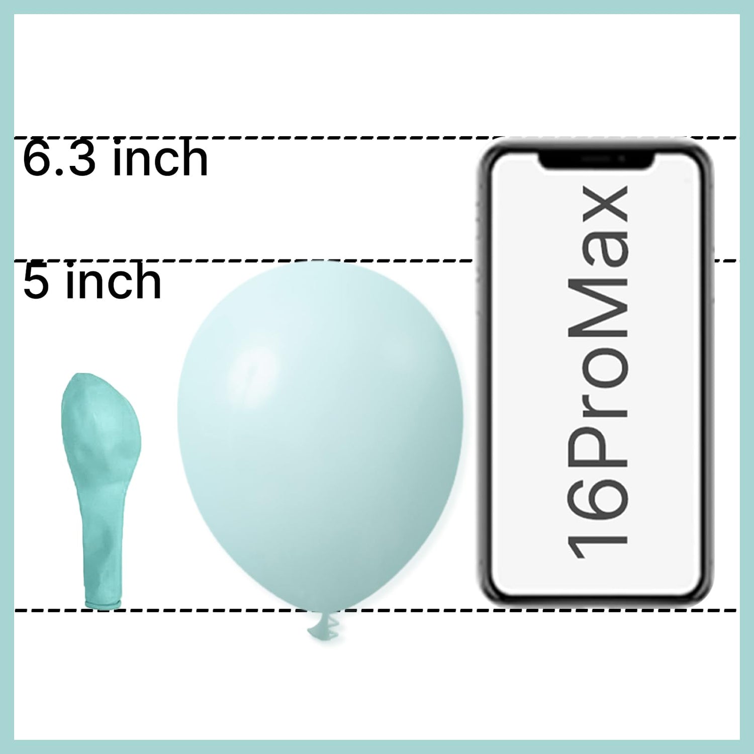 Blue-Q03 Balloons 50pcs (5 inch)
