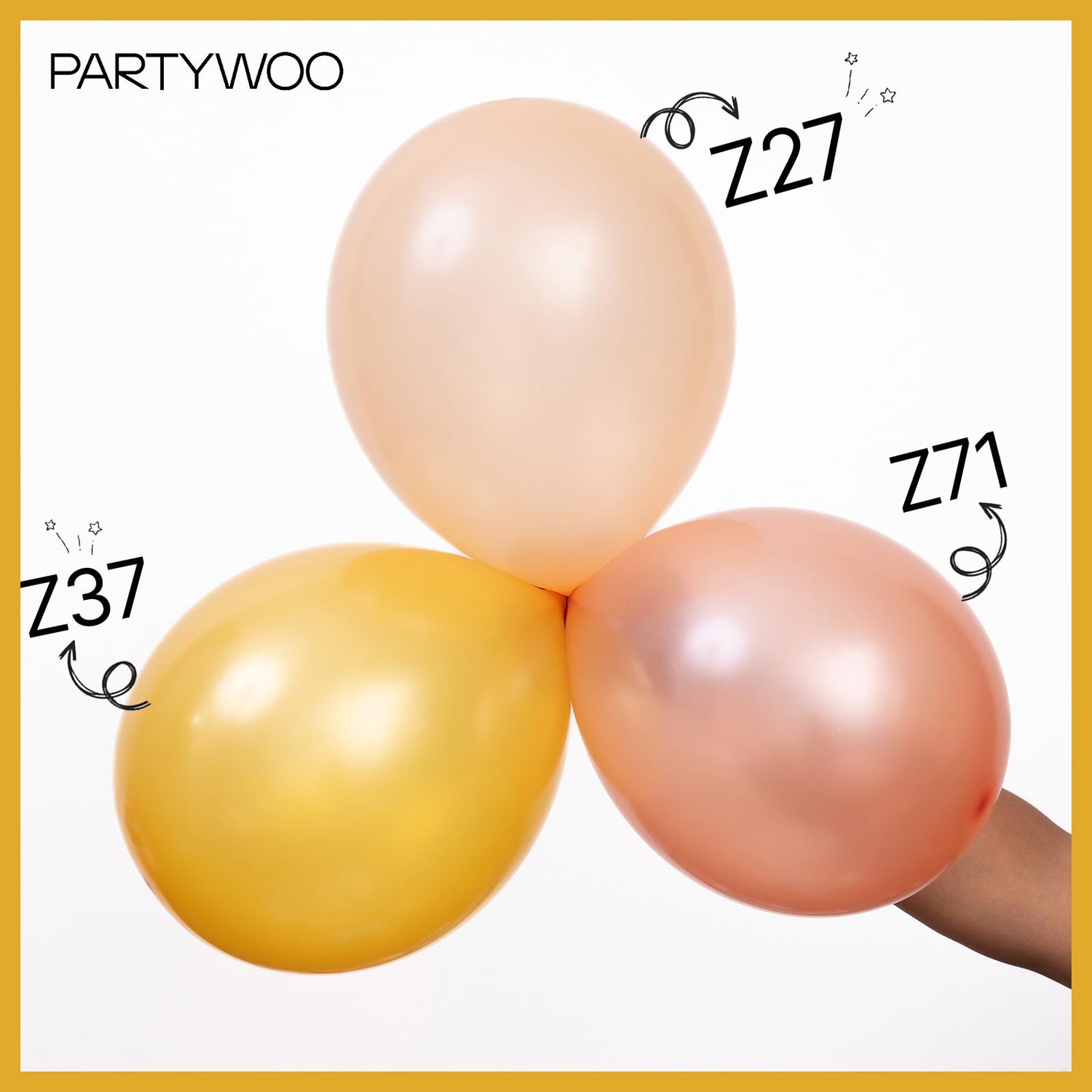 Green & Purple & Gold Balloons 50pcs (12 inch)