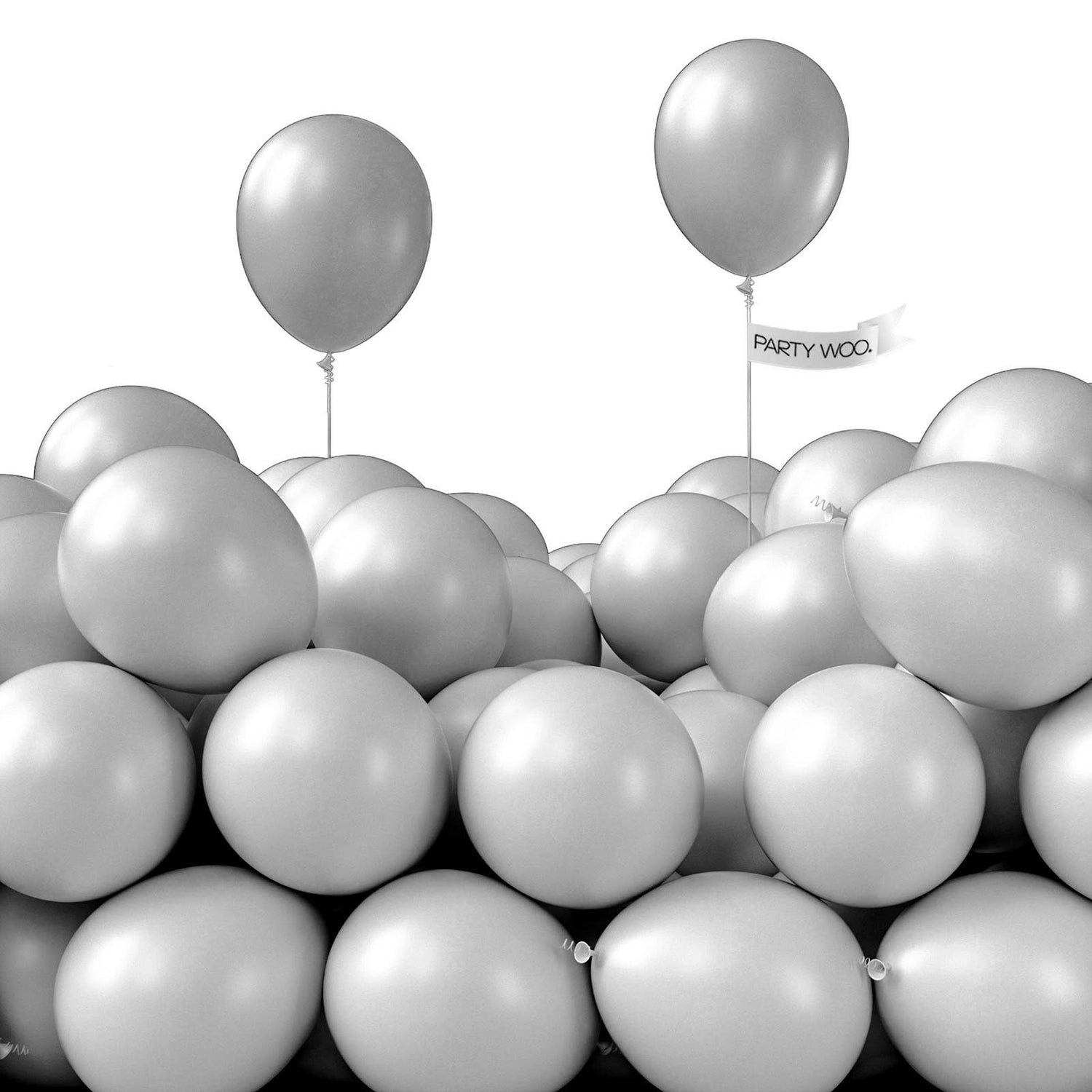 Gray-Y71 Balloons 50pcs (5 inch)