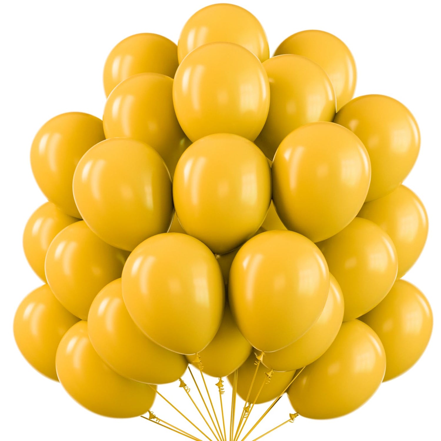 Mustard Yellow-F57 Balloons 101pcs (12 inch)