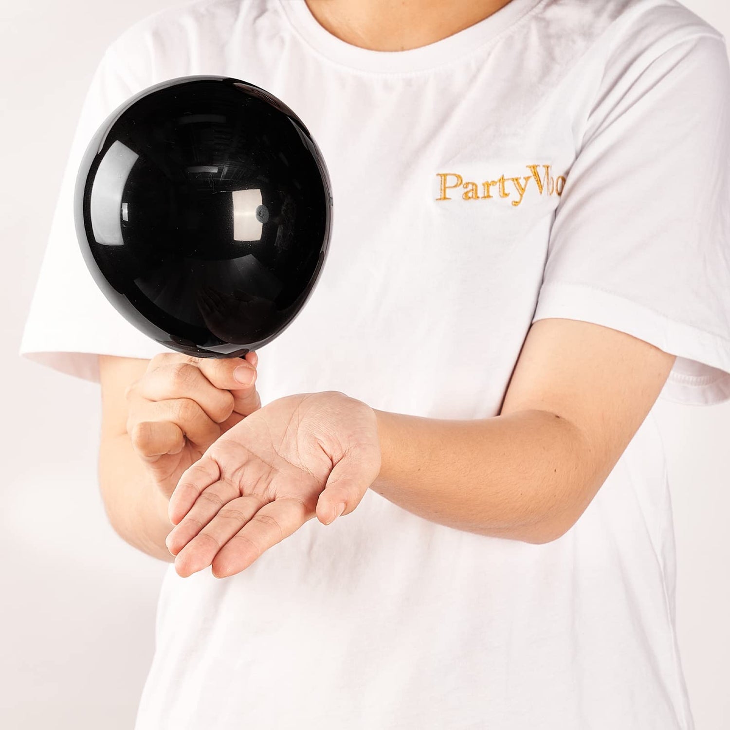 Black-Y18 Balloons 50pcs (5 inch)