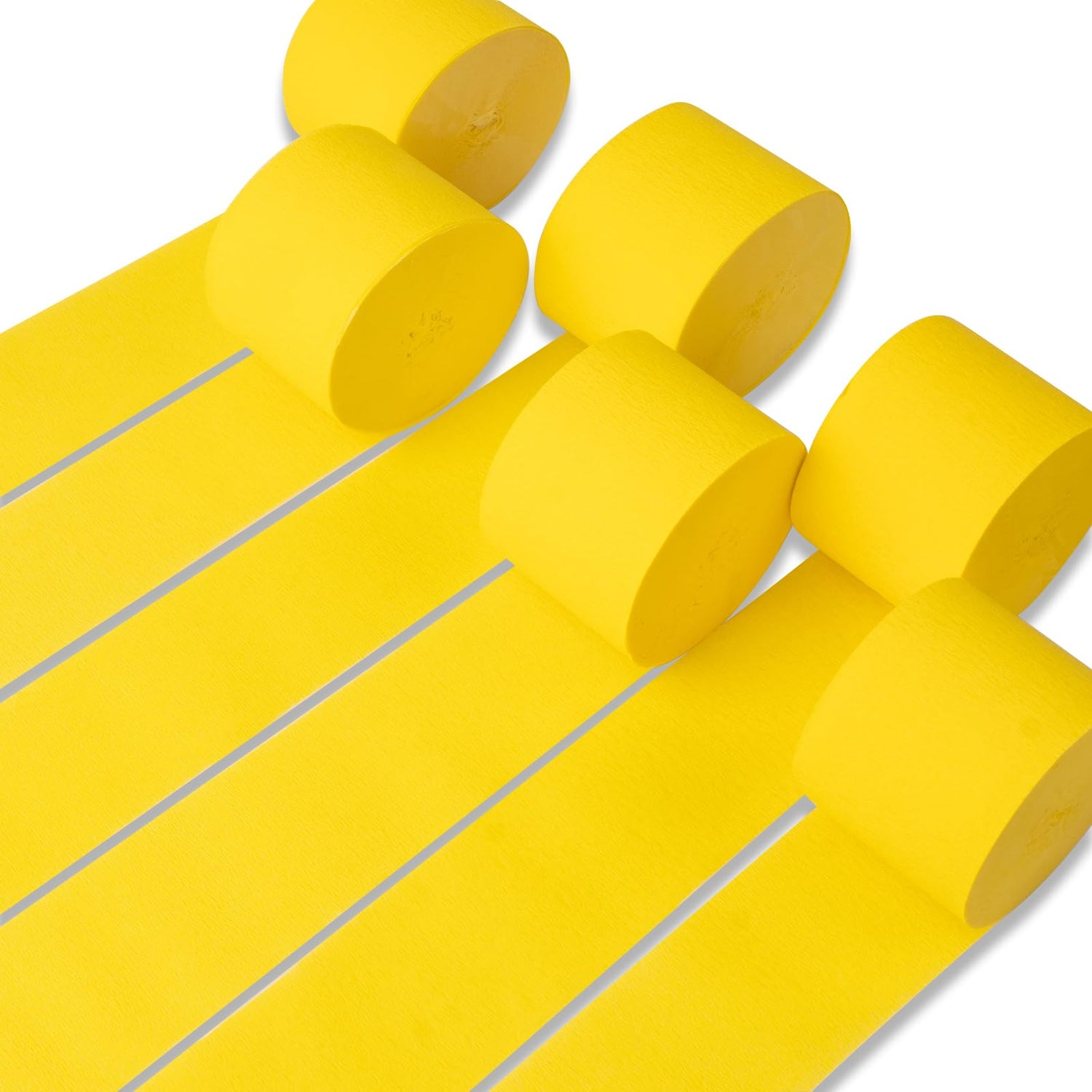 Yellow-30 Crepe Paper 6pcs