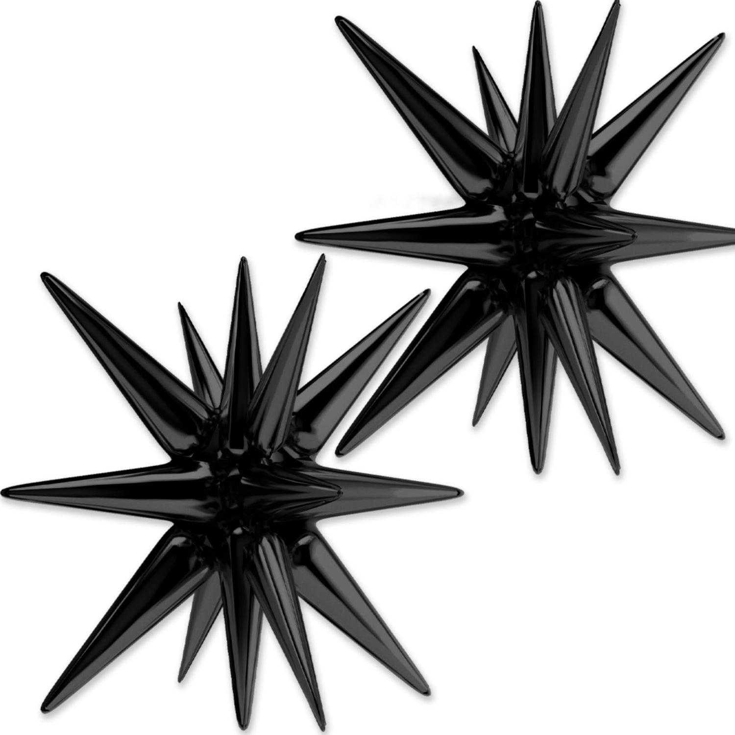Black-LG12 Foil Balloons 2pcs (42 inch)