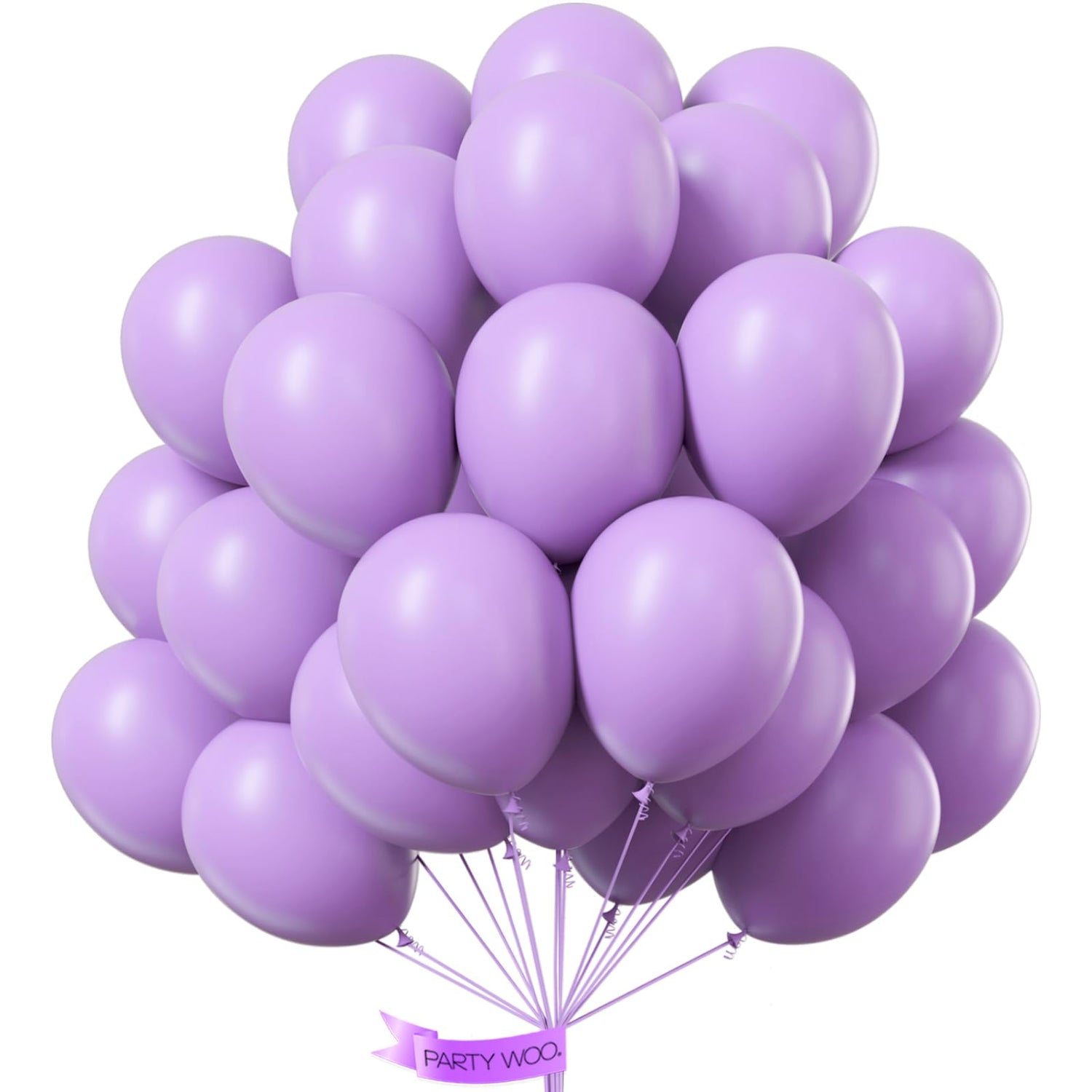 Macaron Purple-Q10 Balloons 100pcs (12 inch)