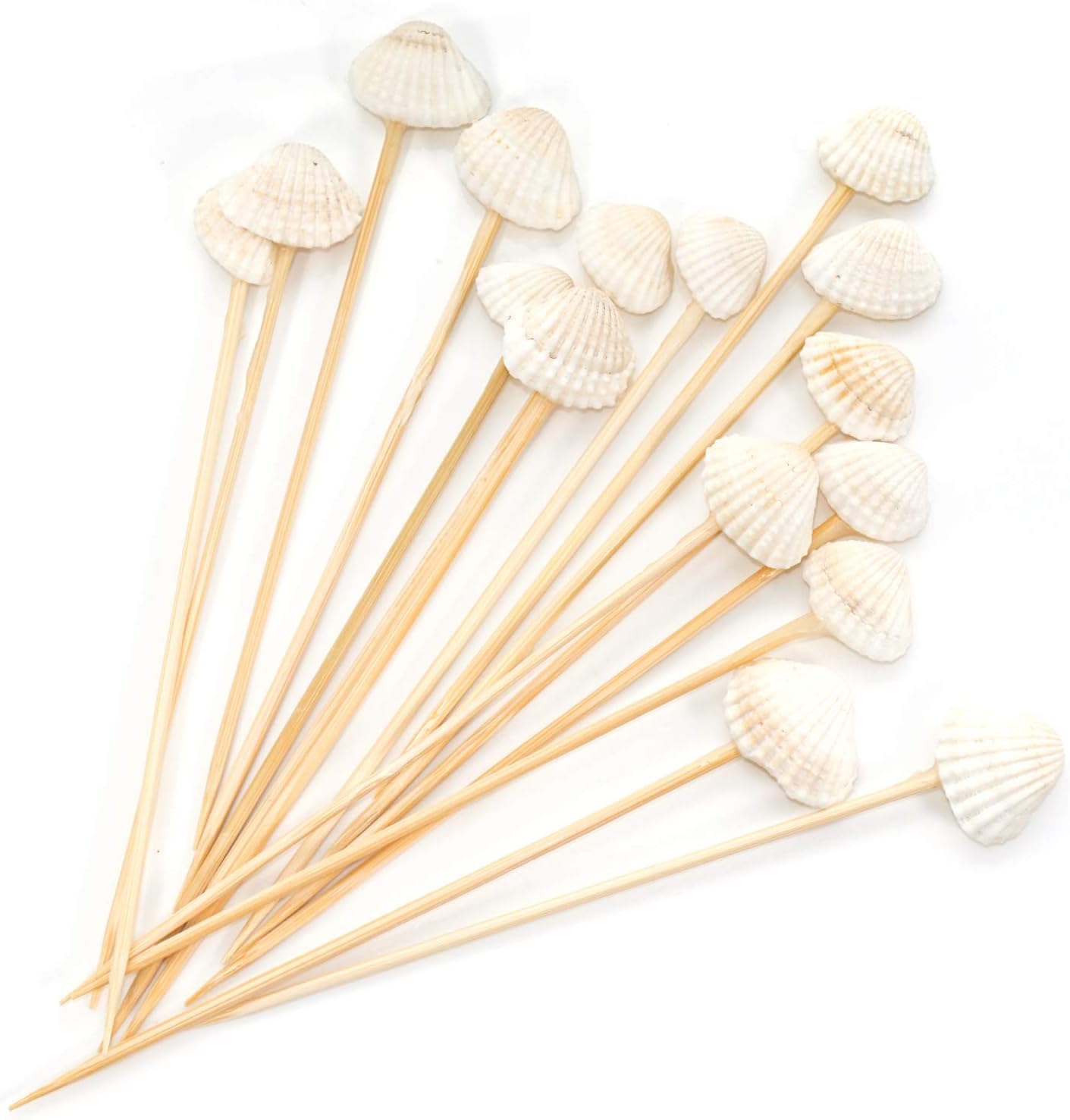 White-LG12 Cocktail Picks (Bamboo) 100pcs